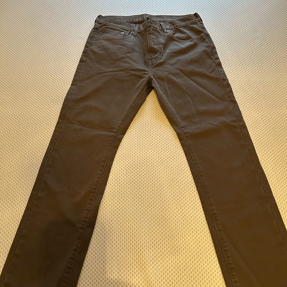 Men's Brown Levi 513 Jeans
